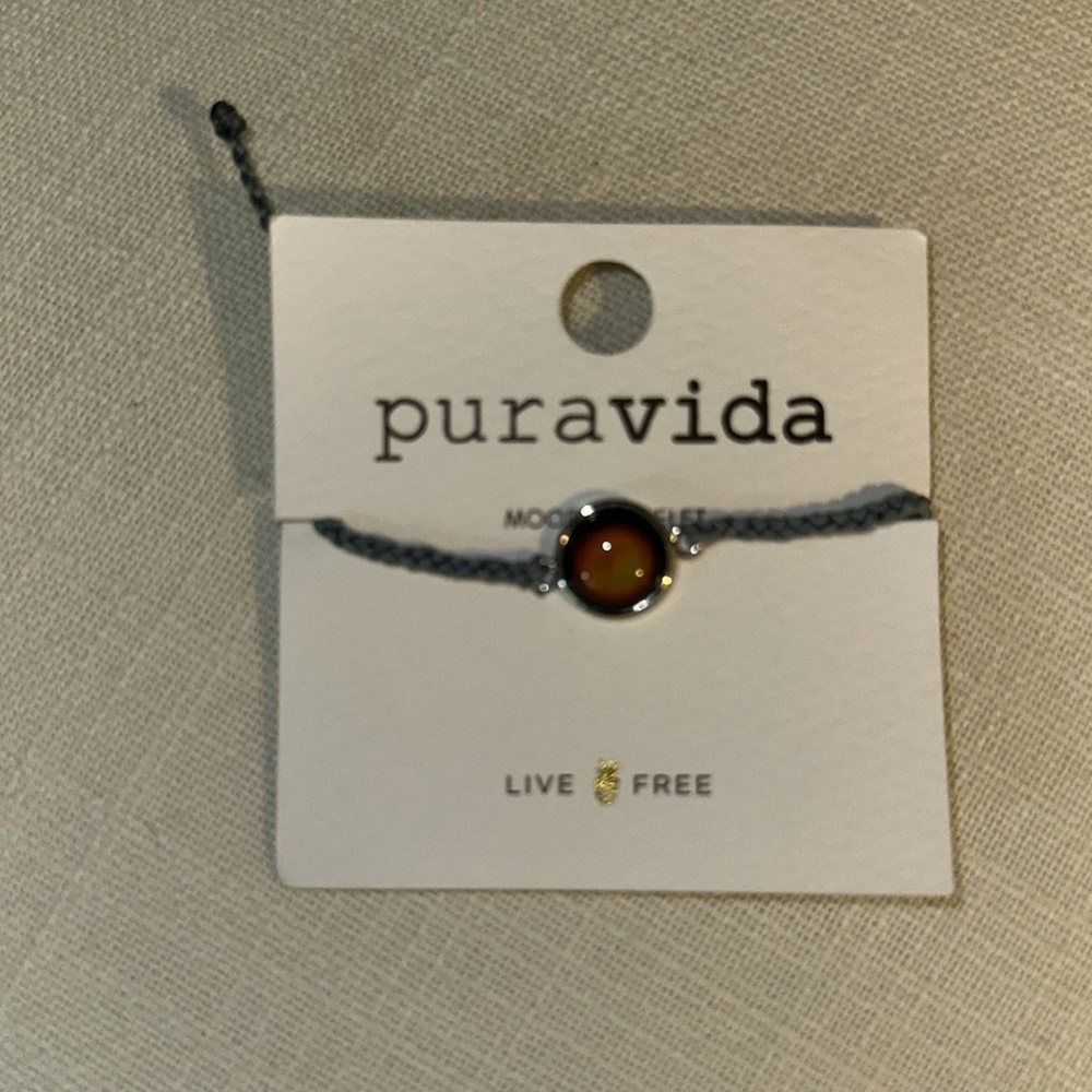 NWT Puravida Mood Charm Bracelet Silver - Picture 6 of 7